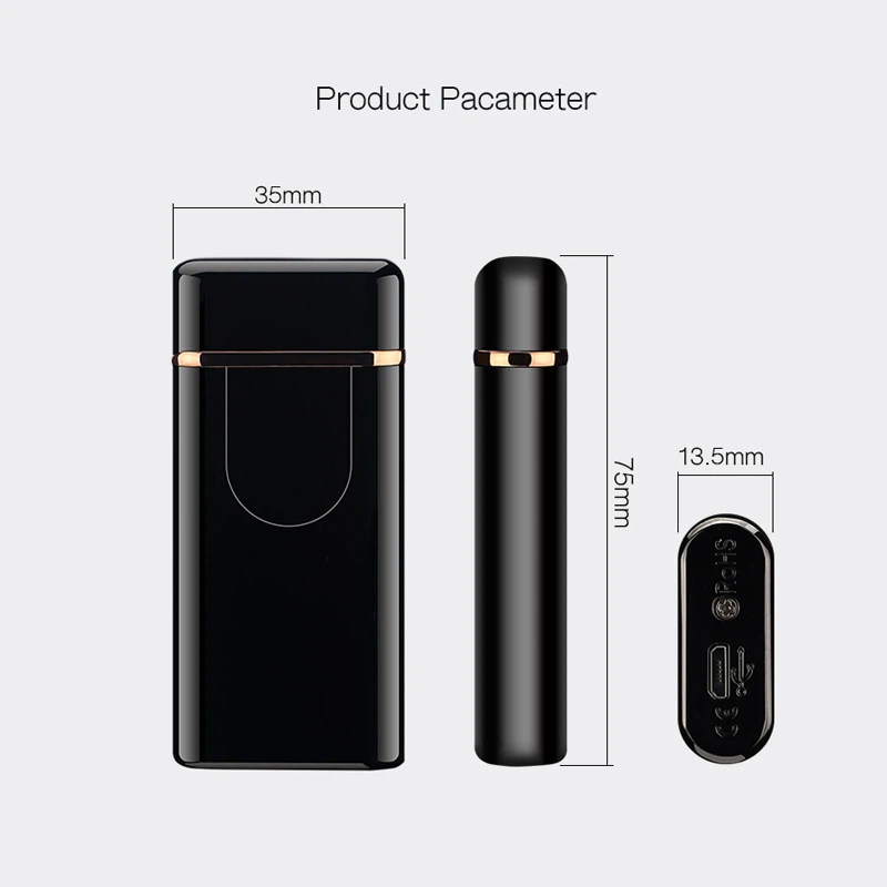 Wind Resistant Arc Lighter