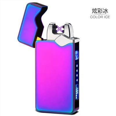 Dual Arc Lighter Plasma Flameless Lighters Electric Lighter USB Lighter Rechargeable Lighter Plasma Lighter, Vēja necaurlaidīgas šķiltavas kempingam, ugunij, starterim, medībām, mugursomai, pārgājieniem